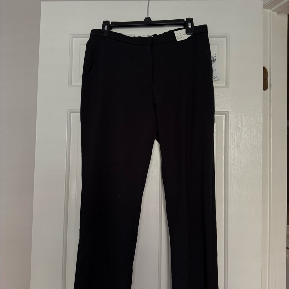 Abercrombie & Fitch Slim Boot Low Rise Black Trousers